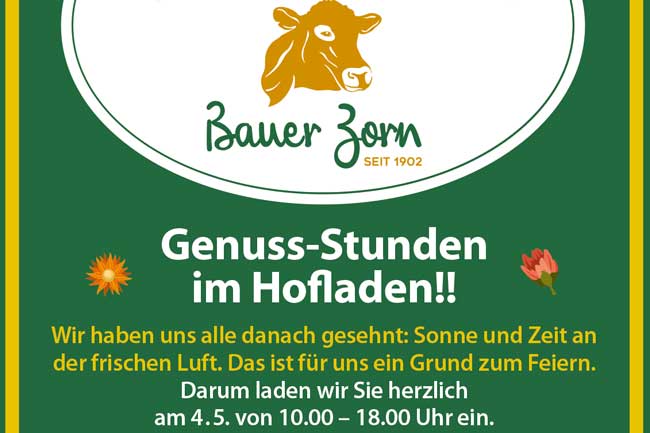 Frühlingsfest Bauer Zorn 2024